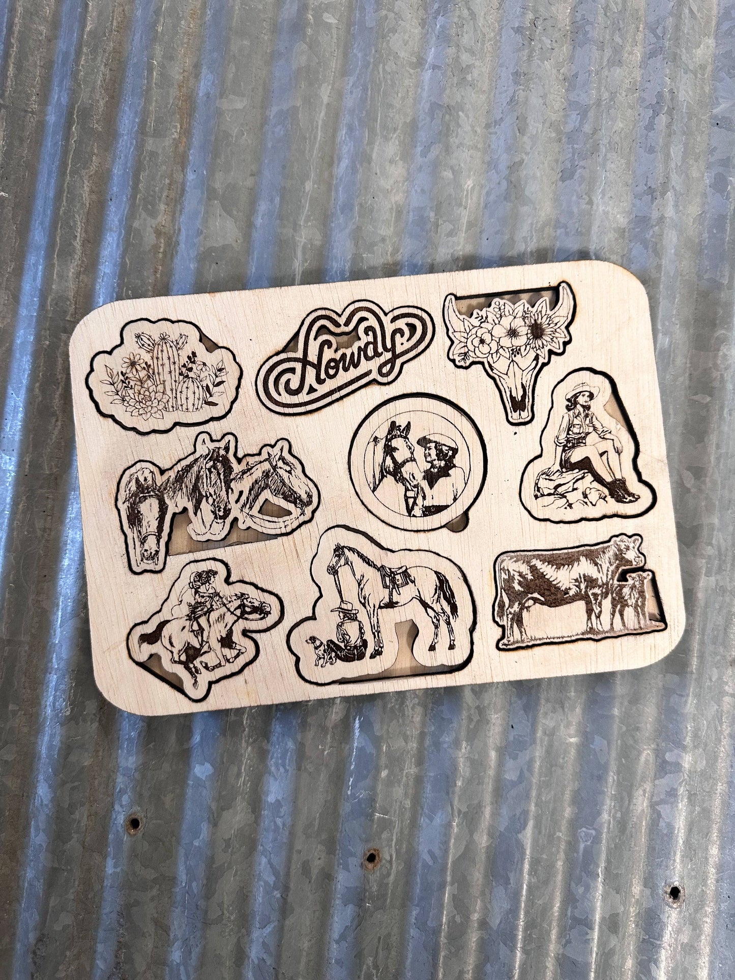 Western Kids Cowgirl Puzzle
