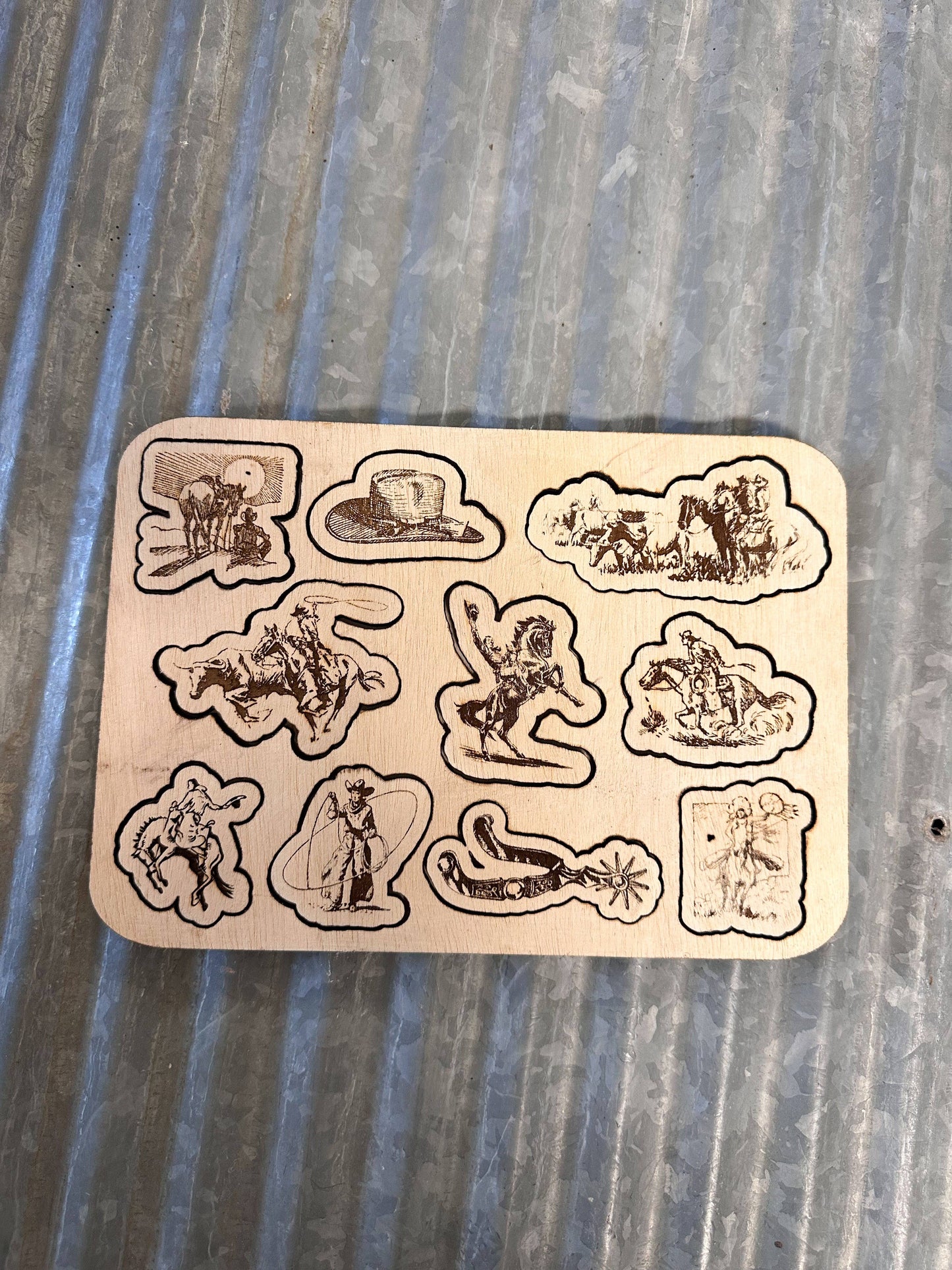 Western Kids Cowboy Puzzle #2